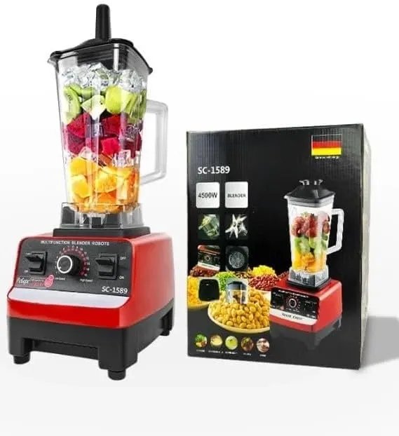 SILVER CREST 4500W SC-1589 Silver Crest Professional Blender – 4500W High-Speed Powerhouse – SC-1589