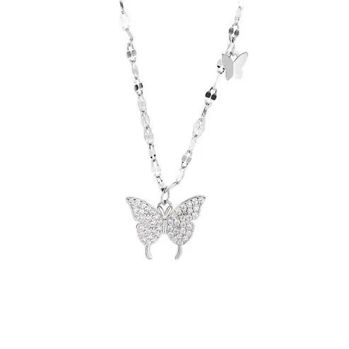 Butterfly Necklace For Women 1 Butterfly Necklace for Women – Delicate Pendant Chain Jewelry