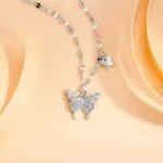 Butterfly Necklace for Women – Delicate Pendant Chain Jewelry