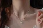 Butterfly Necklace for Women – Delicate Pendant Chain Jewelry