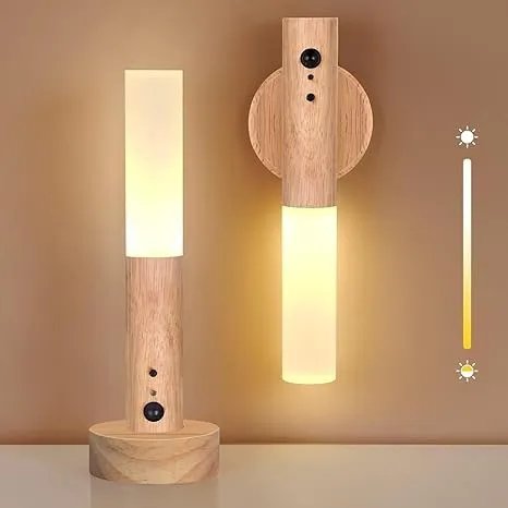 Cordless Motion Sensor Night Light 1 Cordless Motion Sensor Night Light – Magnetic Touch Lamp for Home