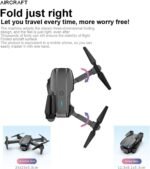 E99 Pro Drone with 4K HD Dual Camera | Foldable WIFI FPV Quadcopter|