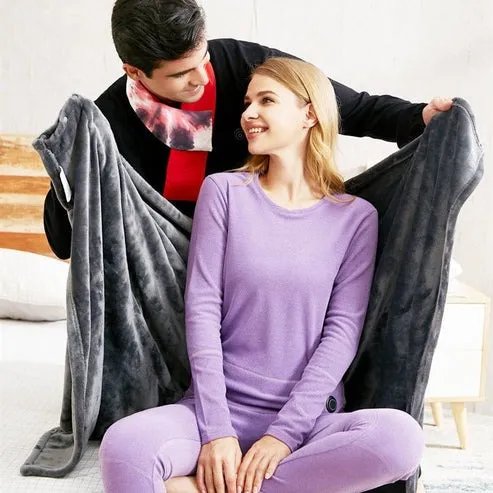 Electric Heated Plush Blanket 2 Electric Heated Plush Blanket | Soft | Warm | Adjustable Heating Throw