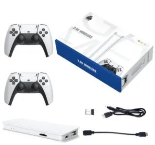 Retro TV Game Console | 4K HD Output | Dual Player Wireless Gaming