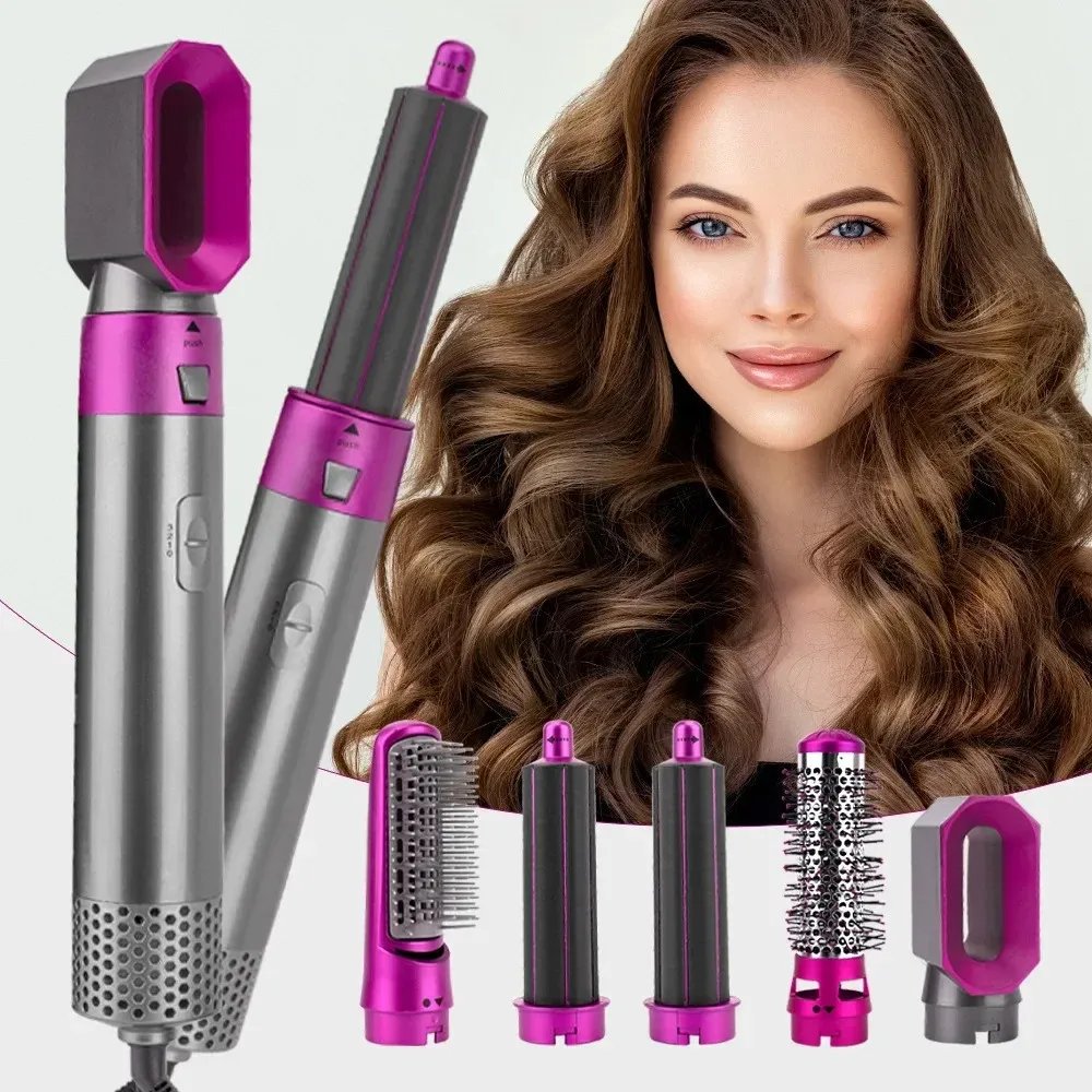 5 in 1 Hair Dryer Brush 5 in 1 Hair Dryer Brush – Hot Air Styler & Volumizer with Detachable Heads